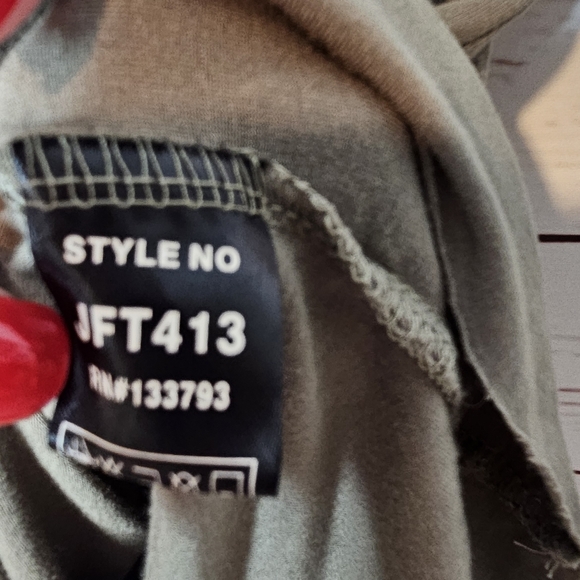 POL Olive Green Raw Edge Tank Top - Picture 8 of 13